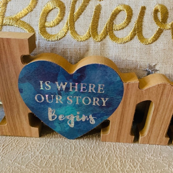 Home Is Where Our Story Begins House Sign - Picture 3 of 5